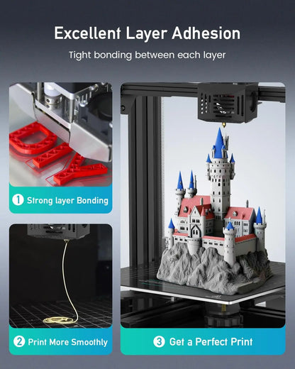 SUNLU 2KG PETG/PETG Clear Filament 1.75 ±0.02mm 1kg Spool (2.2lbs)