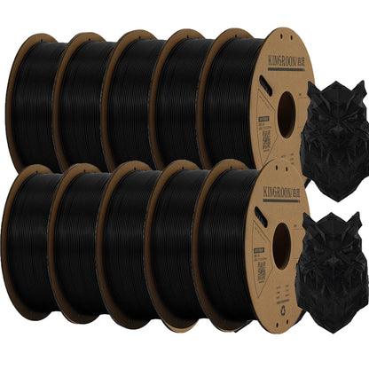 KINGROON PLA Filament 1.75mm 3D Printer 5/10Rolls Plastic Material 100% No Bubble for FDM 3D Printer MIX