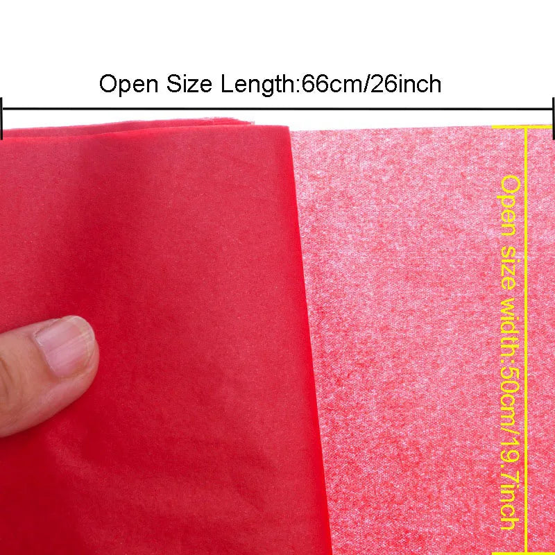 10Sheets Tissue Paper 50x66cm Craft Paper Soft Colorful Decorative