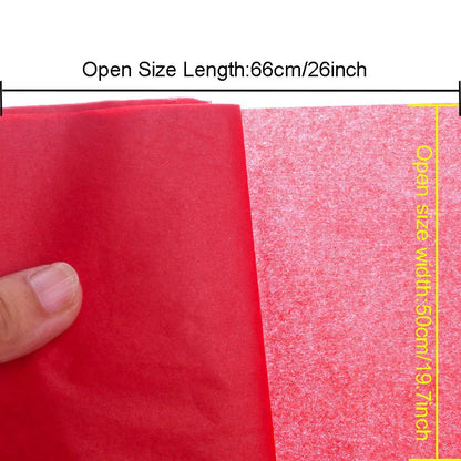10Sheets Tissue Paper 50x66cm Craft Paper Soft Colorful Decorative