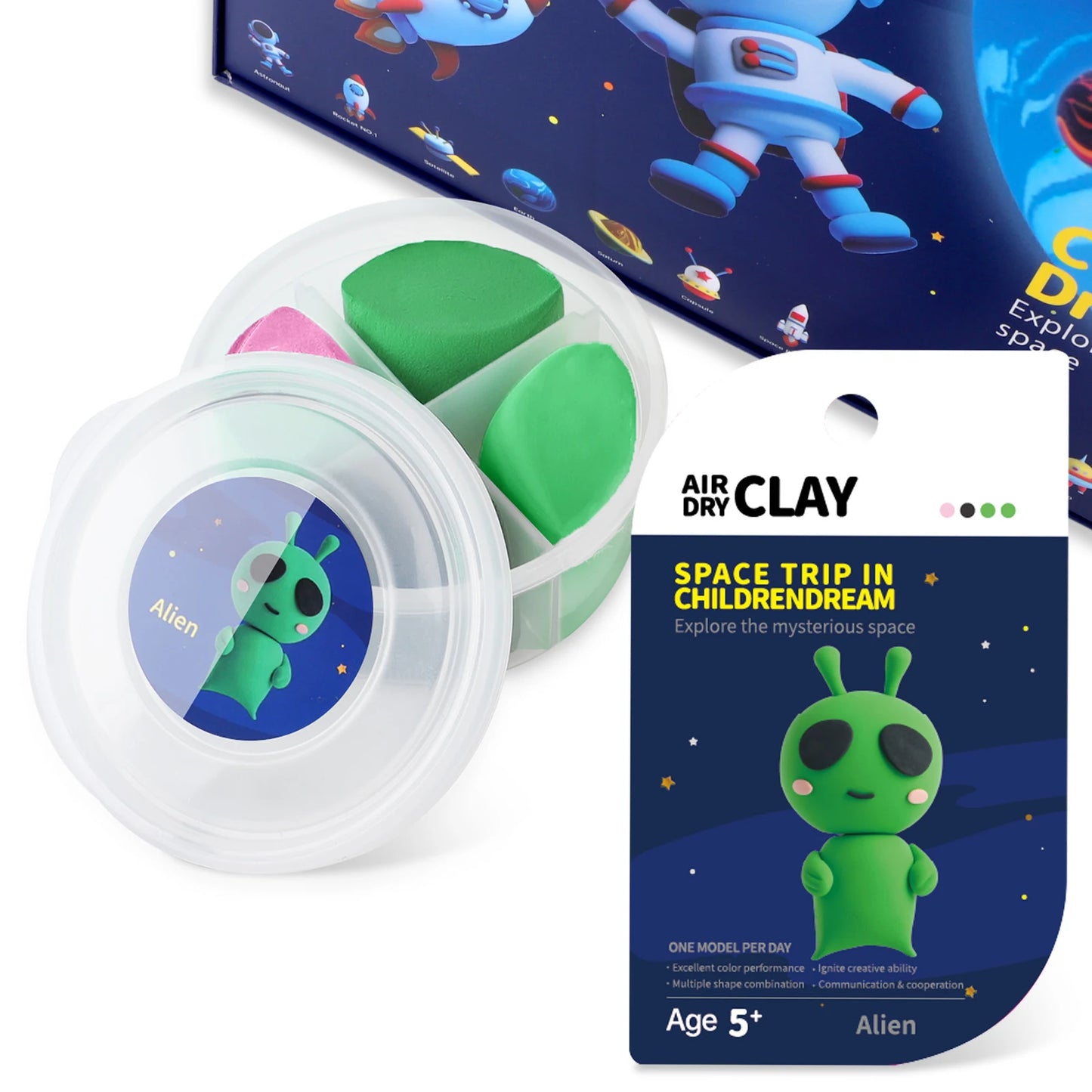Air Dry Clay Kit Creative Kids Modeling Clay Kits with Tools Super Light DIY Soft Clay