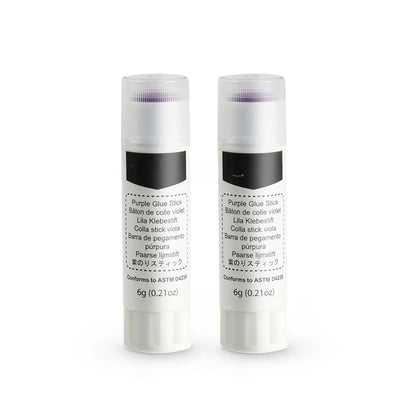 Basics Purple Washable School Glue Sticks, Dries Clear, 0.24-oz Stick, 30-Pack