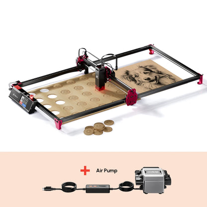 AlgoLaser DIY KIT MK2 10W Touch Screen 400X850MM Large Area Woodworking for Wood Metal