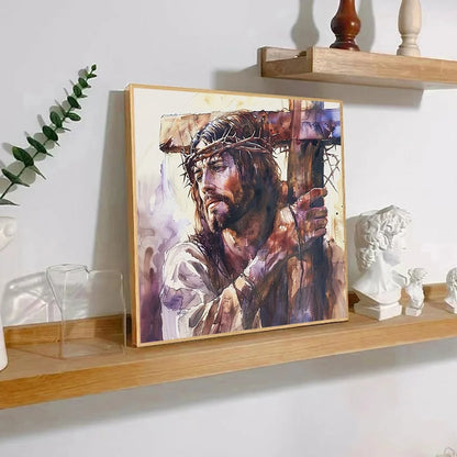 Religious Belief DIY Art Paint By Numbers Kit Hand Painted On Canvas