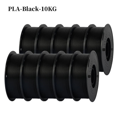 KINGROON 22LBS PETG or PLA filament 3D Printer Filament 10 Rolls 1KG 1.75MM Eco-Friendly Good Toughness Mix Color