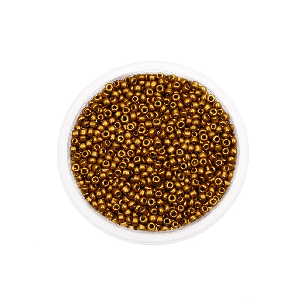 300/600Pcs 3/4mm Charm Glass Beads Czech Seed Beads Small Round Loose Beads for DIY Jewelry Making