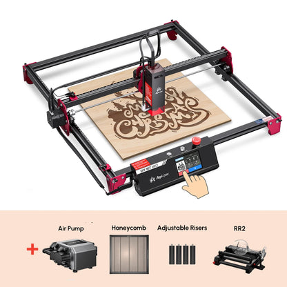 AlgoLaser DIY KIT MK2 10W Touch Screen 400X850MM Large Area Woodworking for Wood Metal