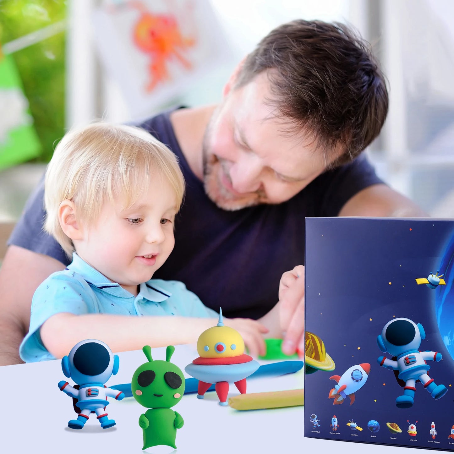 Air Dry Clay Kit Creative Kids Modeling Clay Kits with Tools Super Light DIY Soft Clay