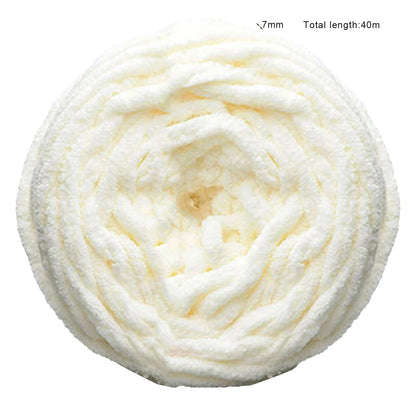 40m Knitting Yarn Soft DIY Crochet Solid Color Chunky Yarn