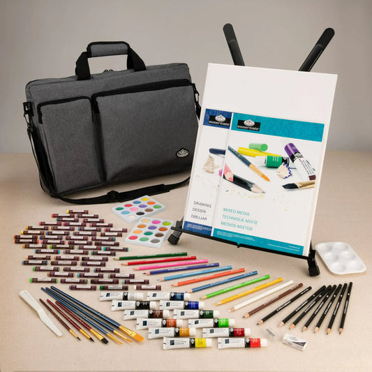 Royal & Langnickel 164pc Mixed Media Artist Satchel Carry Set