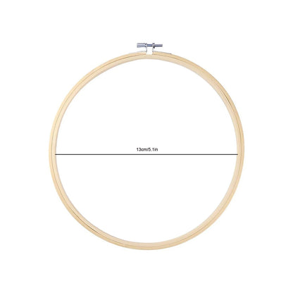 High Quality Beech Wood Embroidery Hoop Circle Rings Holder