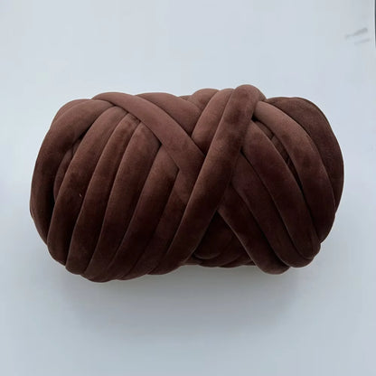 Soft Velvet Giant Arm Knitting Chunky Tube Yarn 250g