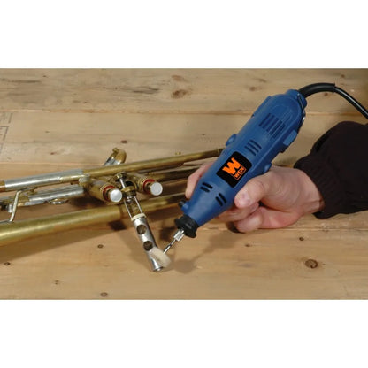 Rotary Tool Kit Includes Flex Shaft, Complete DIY Power Tool for Wood Carving & Sanding, Versatile Crafting Kit with Case