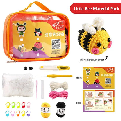 Woobles Crochet Kit For Beginners DIY Animal Woobles With Easy Peasy Yarn