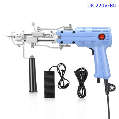 Upgraded 2 In 1 Electric Tufting Rug Gun With Adjustable Cut And Loop Pile Carpet Weaving Machine