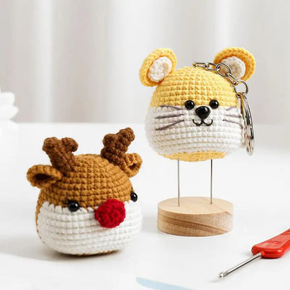 Kids Crochet Kit For Beginners Handmade Animal