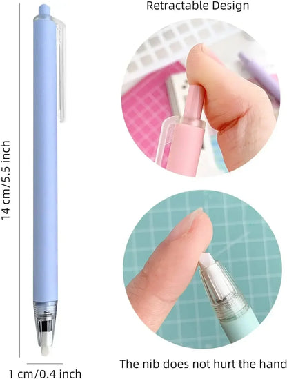 4 PCS Morandi Color Retractable Cutter Pen, Arts & Crafts Ceramic Blade, Safety Hobby Knife with Precision Blade