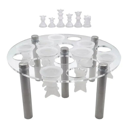 Chess Piece Mold Holder Acrylic 5 Leg Supports Stand For Epoxy Resin