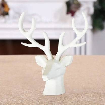DIY 3D Elk Head Silicone Mold For Creative Christmas Candle Making Clay Fondant