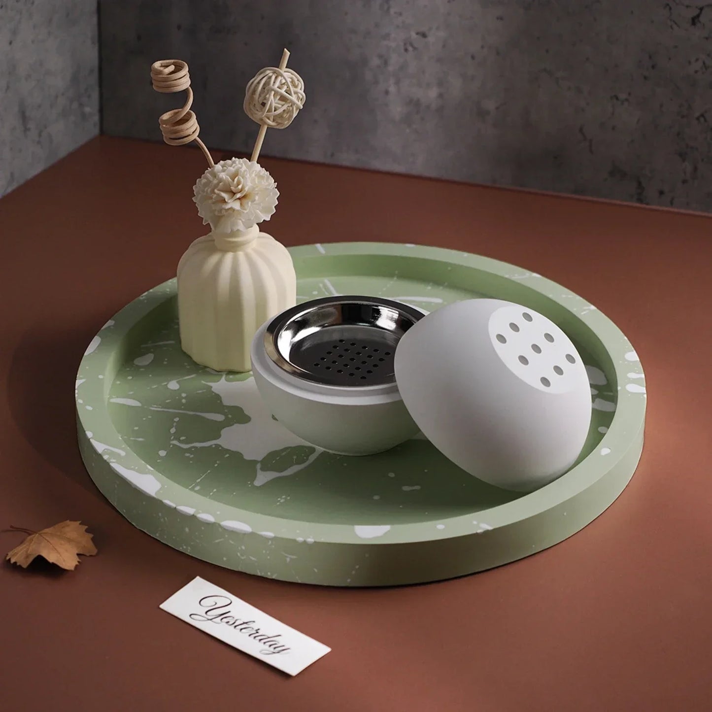 Round Tray Clay Silicone Molds Storage Plate Epoxy Resin Jewelry Display Flowerpot Candle Holder Concrete