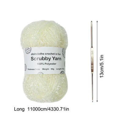 Scrubbies Polyester Assorted Colors Exquisite Crocheting Weaving Yarn