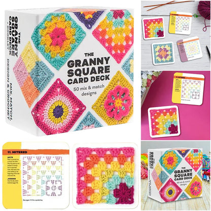 50 Mix & Matchs Designs Card Decks Crochet Cards Knitting Kit DIY Knitted Pattern Cards Set