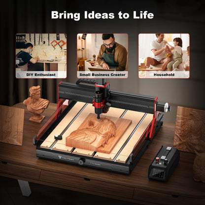 Twotrees TTC6050 CNC Router Woodworking Machinery CNC Tools Milling Cutting Machine