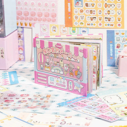 Mr. Paper 1Style 72Pcs/bag Good Mood Maker Cut Film Sticker Book DIY Handbook Scrapbook