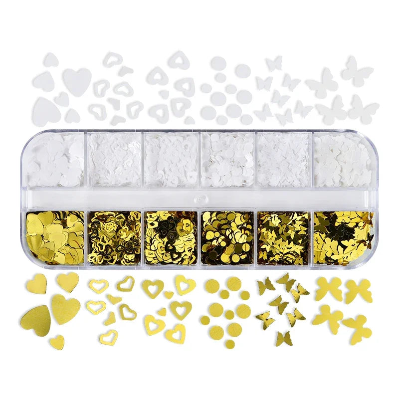 Holographic Letters Resin Sequins Fillers Epoxy Filling Crafts Materials Iridescent Glitter Flakes