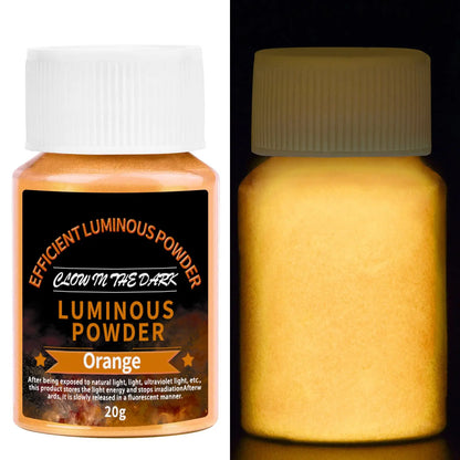 20g Long Lasting Bright Luminous Powder Paint Epoxy Resin Pigment Glow In The Dark Fluorescent Powder DIY Jewelry Making Filler