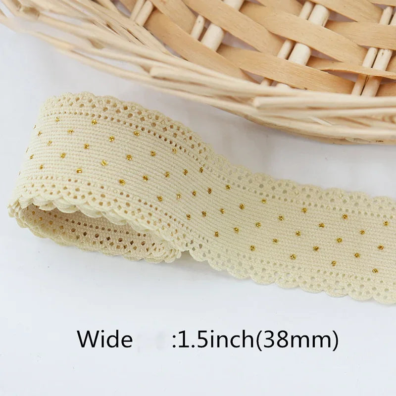 5 Yards Lace Corduroy Ribbons Sewing Crafts Hair Bow Making