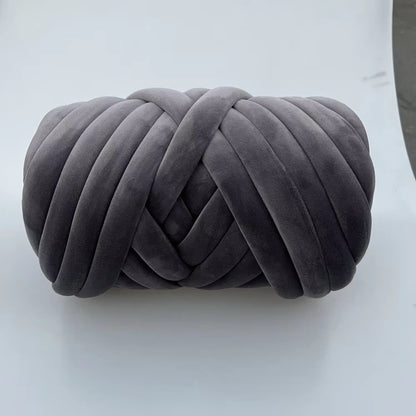 Soft Velvet Giant Arm Knitting Chunky Tube Yarn 250g