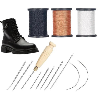 Leather Kit Heavy Duty Leather Sewing Tools With Sewing Thread Needle Awl
