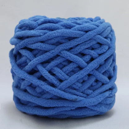 100g/ball Chenille Knitting Yarn Soft Ice Strip Line Cotton Yarn DIY Wool Yarn for Hand Knitting Scarf Thick Wool Wholesale