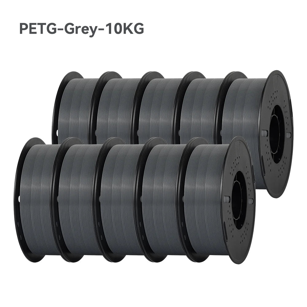 KINGROON 22LBS PETG or PLA filament 3D Printer Filament 10 Rolls 1KG 1.75MM Eco-Friendly Good Toughness Mix Color