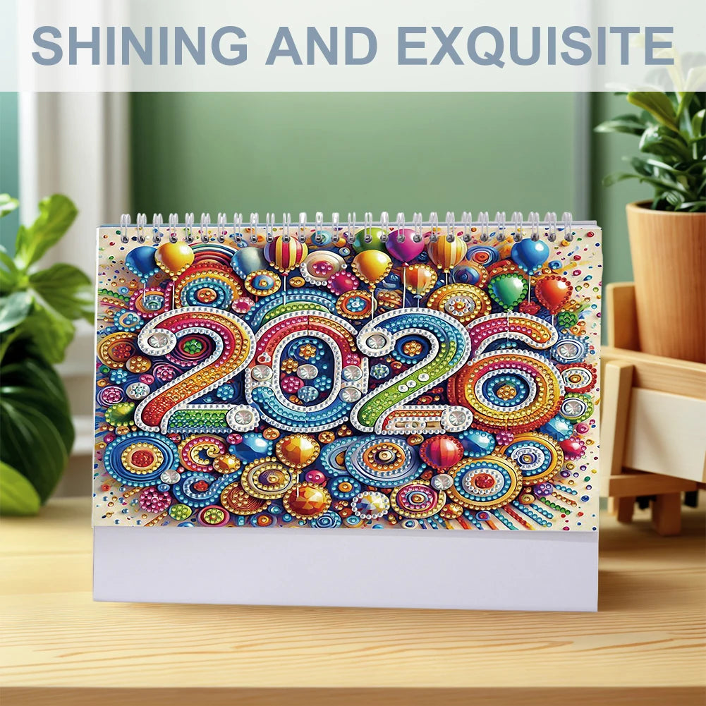 2026 Calendar DIY Diamond Painting Art Kit DIY Desk Calendar