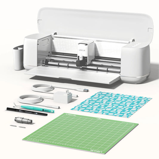 LOKLiK Vinyl Cutter Machine for all Crafts Compatible with iOS Android Windows Mac