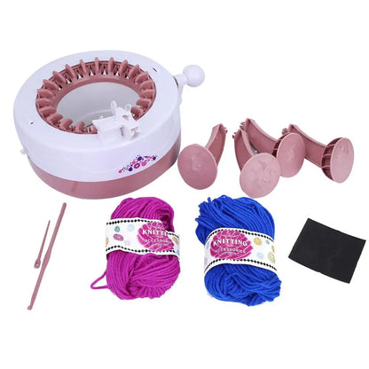 DIY Plastic Hand Knitting Sewing Machine Children Weaving (22 needles)