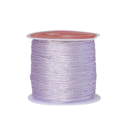 0.4mm 50m Nylon Gold Silver Thread Jewelry Cord Wire For DIY Bracelet Beading