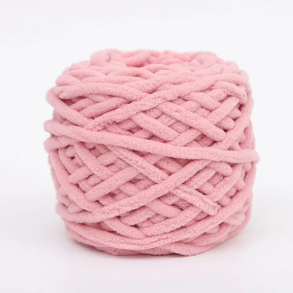 100g/ball Chenille Knitting Yarn Soft Ice Strip Line Cotton Yarn DIY Wool Yarn for Hand Knitting Scarf Thick Wool Wholesale