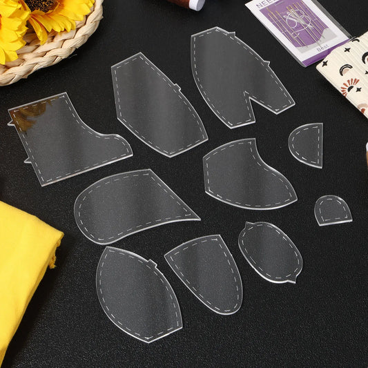 Bear template acrylic sewing pattern ruler set is easy to operate and suitable for multi-purpose tailoring