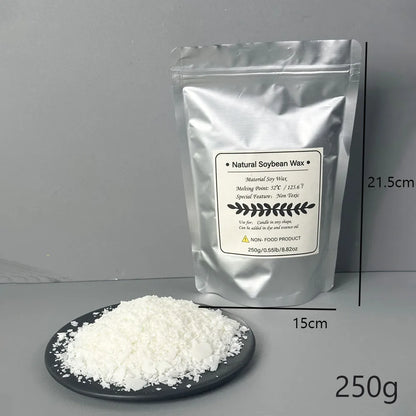 500g/1kg Pure Soy Wax Material Pre-Soy Wax-Core Pigments Aromatherapy Pure Paraffin Wax