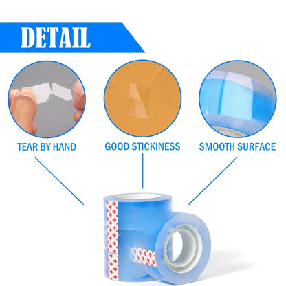 12 rolls of sellotape fill dispenser, easy to tear by hand