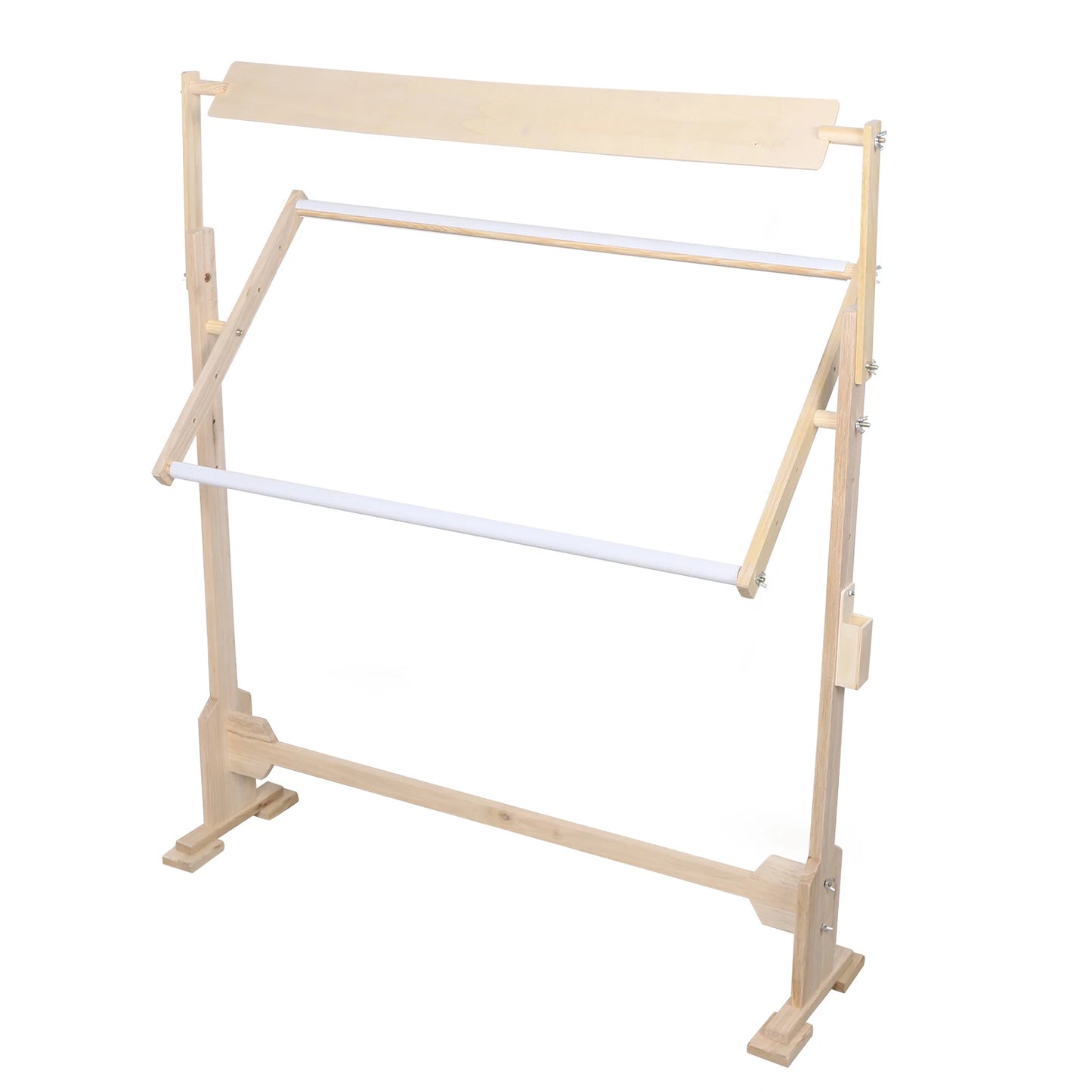 Wooden Embroidery Hoop Stand Angle Adjustable Cross Stitch Holder Frame Rack