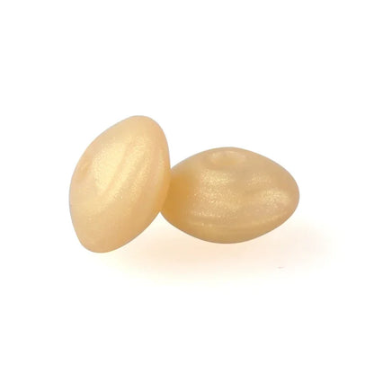 50/100pcs Silicone Lentil Beads 12mm Abacus Loose Focal Beads For Jewelry Making