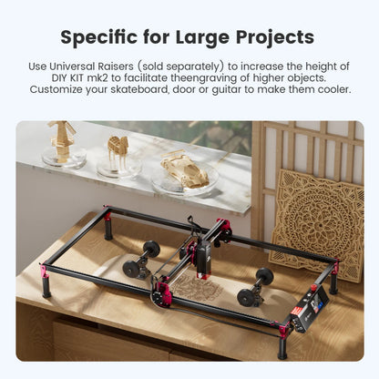 AlgoLaser DIY KIT MK2 10W Touch Screen 400X850MM Large Area Woodworking for Wood Metal
