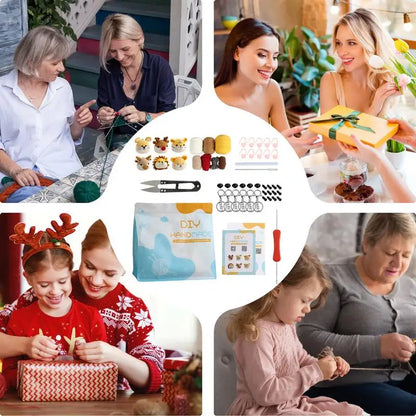Kids Crochet Kit For Beginners Handmade Animal