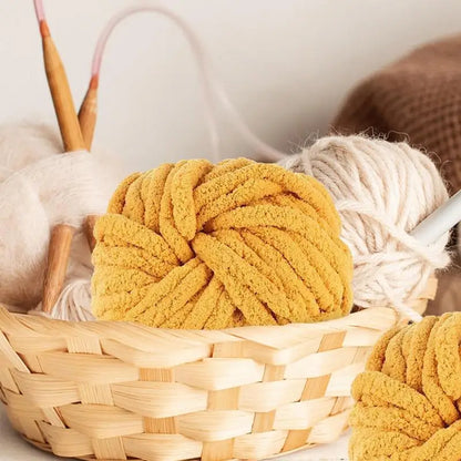Chenille Yarn Soft wool thread Chunky Yarn for handmade Knitting Crocheting Thick Yarn Soft Plus Yarn for Socks Gloves