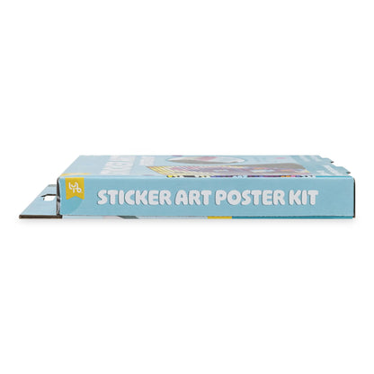 Little Yellow Bicycle Butterfly Sticker by Number Art Kit