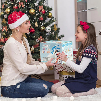 DIY Christmas Clay Snowman Handmade Snowball Modeling Clay Kit Making